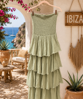 Ibiza Breeze Strapless Jurk – Issy