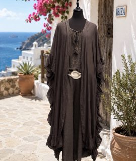 Ibiza Ruffle Kimono – Sunshine