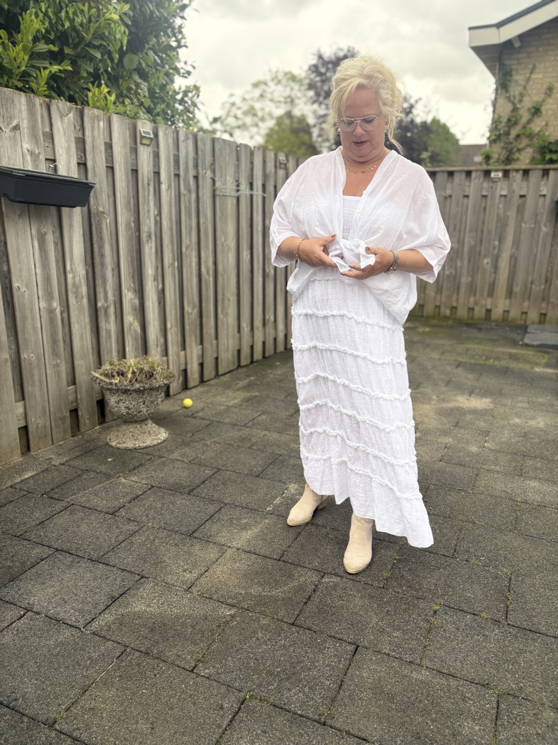 Knoop blouse - Helma - Afbeelding 4