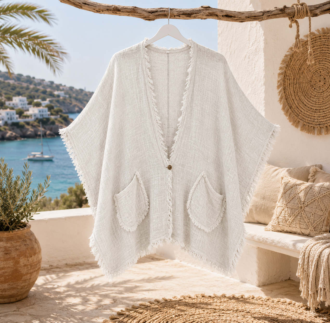 🌿 Boho Franje Vest met Zakjes - Kim - Afbeelding 6