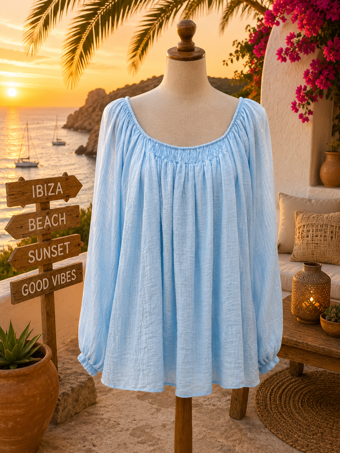 Ibiza offshoulder blouse - Brit - Afbeelding 6