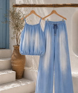 Lynocel Wide Leg Broek – Fiona