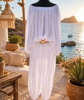 Boho Broek met Elastische Enkelboord – Paula
