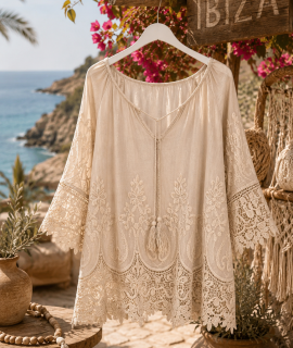 Ibiza Tuniek met Kant – Mila