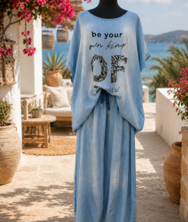 Lyocell Shirt met Print – Rina