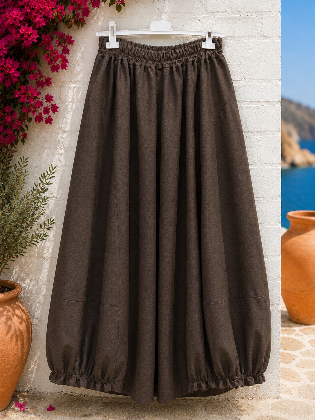 Boho Wide Leg Broek - Sandy - Afbeelding 4