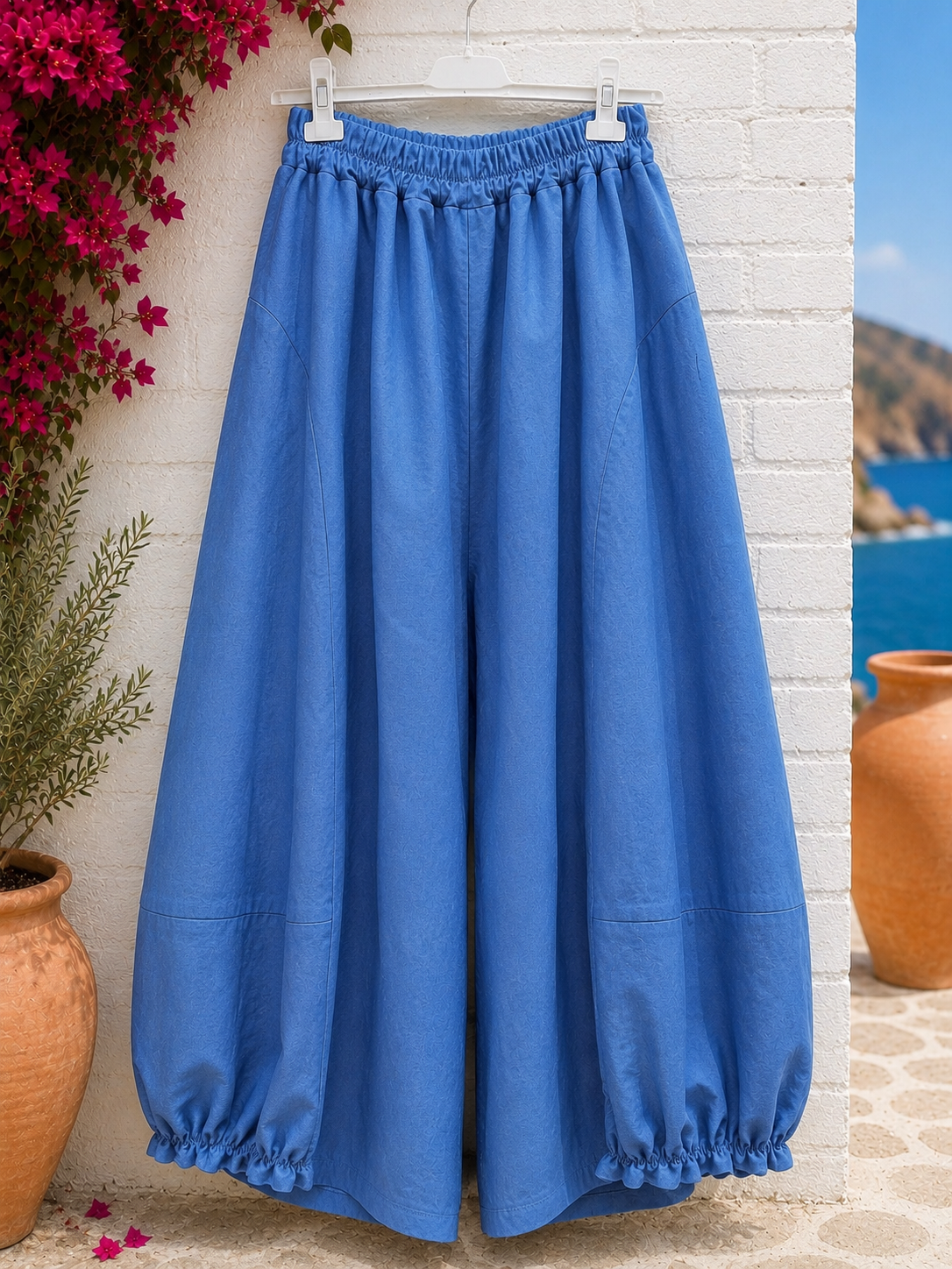 Boho Wide Leg Broek - Sandy - Afbeelding 7