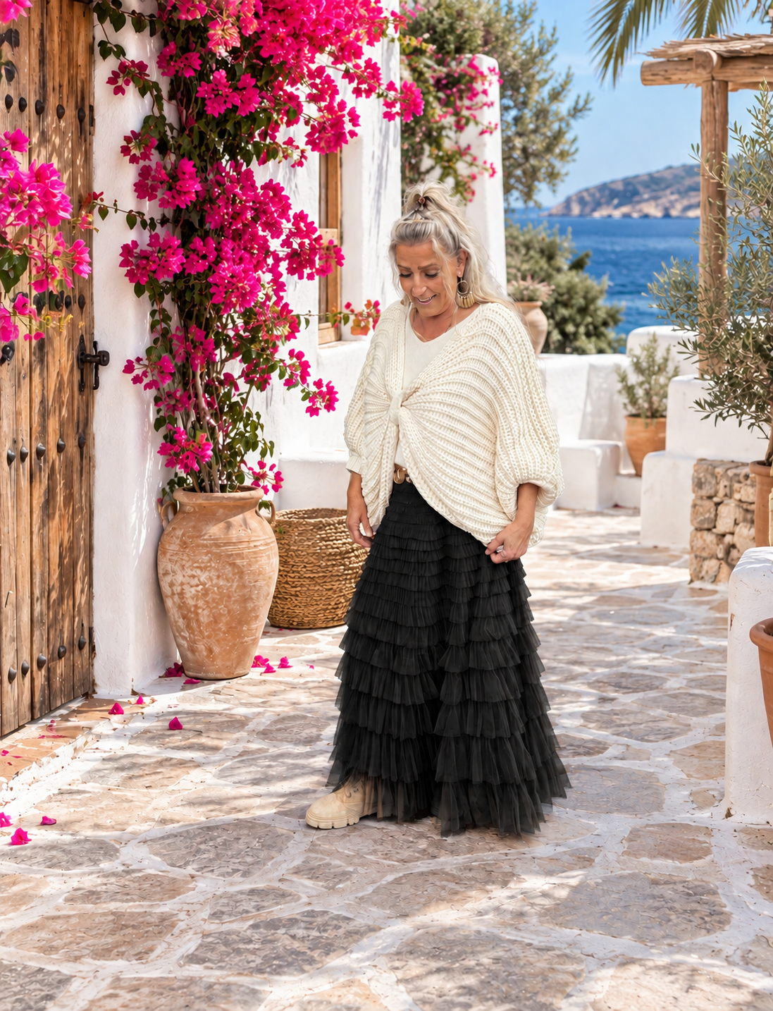 Rok tulle met laagjes - Zaza - Afbeelding 2