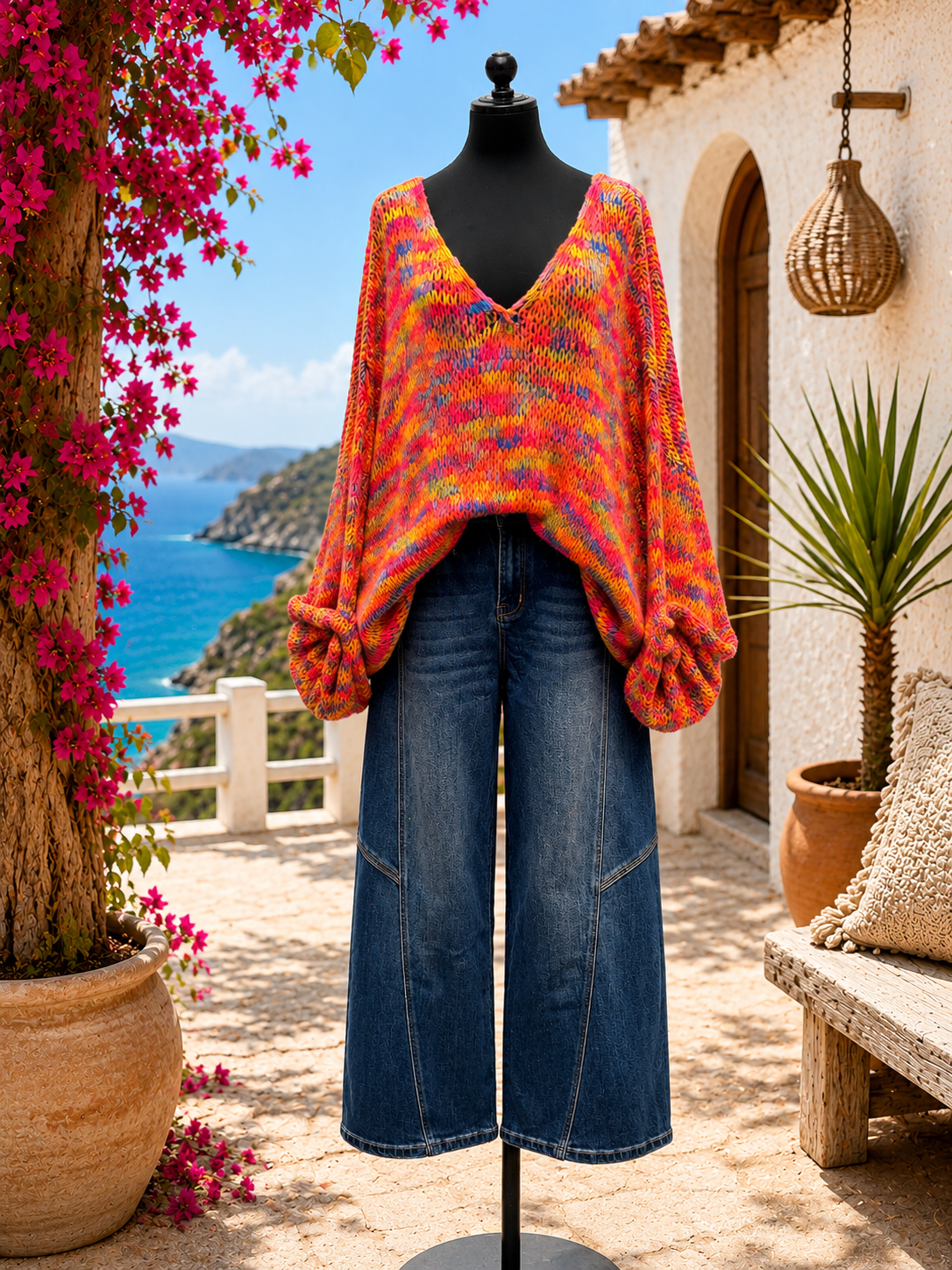 Oversized Trui meerkleurig – Cassidy