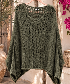 Trui oversized met V-hals – Purdy