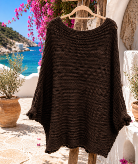 Trui oversized vlindermouwen – Rianne