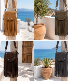 Boho Telefoontasje met Franjes – Frany