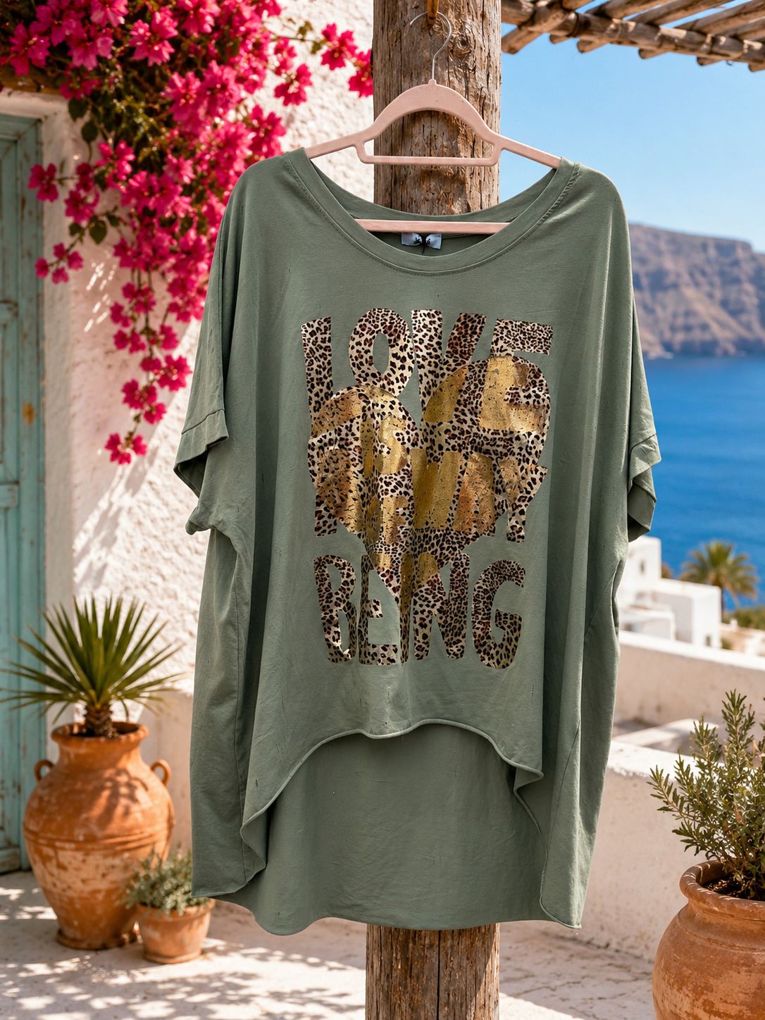 Oversized Shirt met opdruk - Aisha - Afbeelding 2