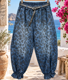 Jeans harem Panterprint – Marcha