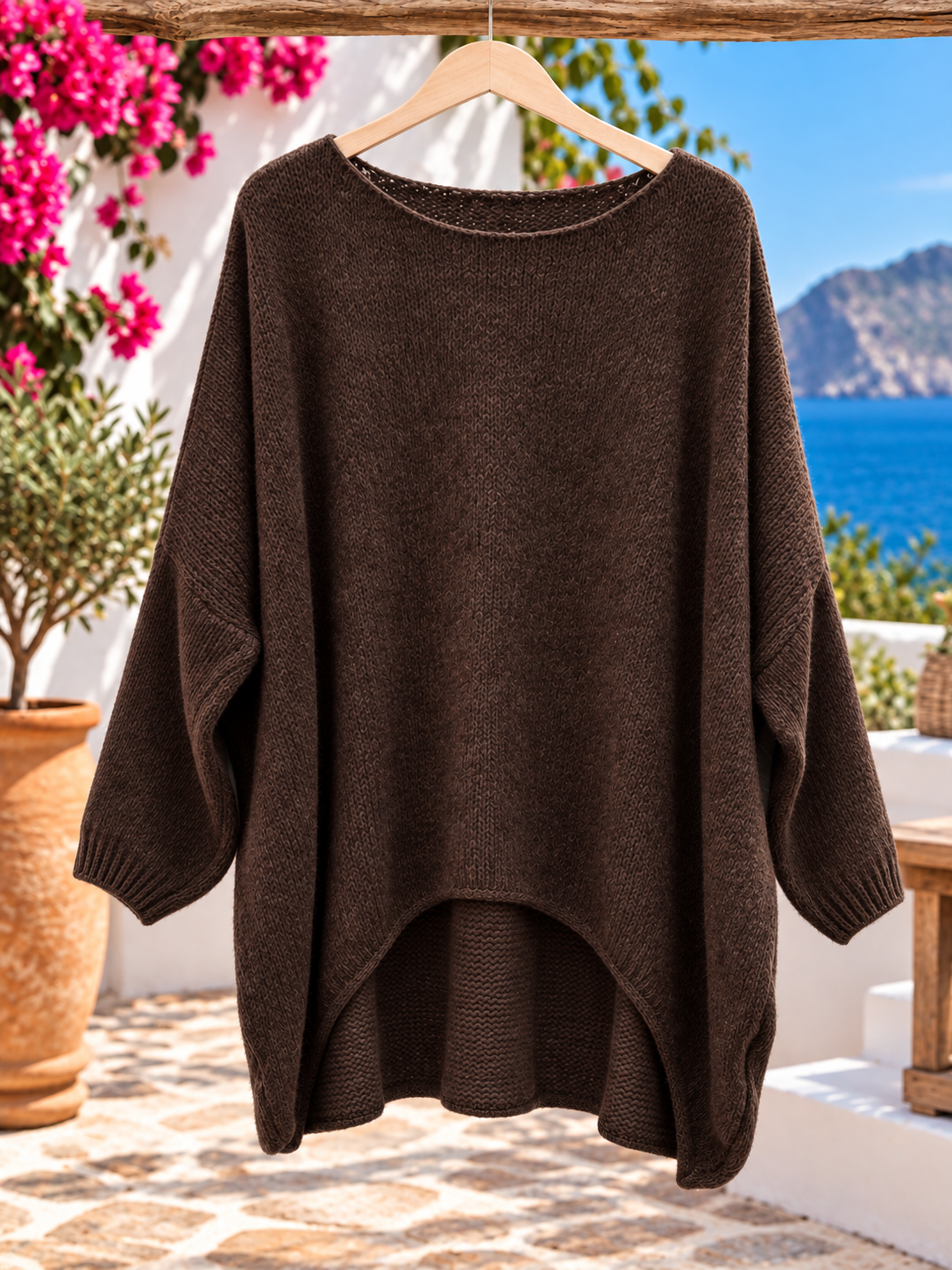 Trui oversized met boothals - Nancy - Afbeelding 4