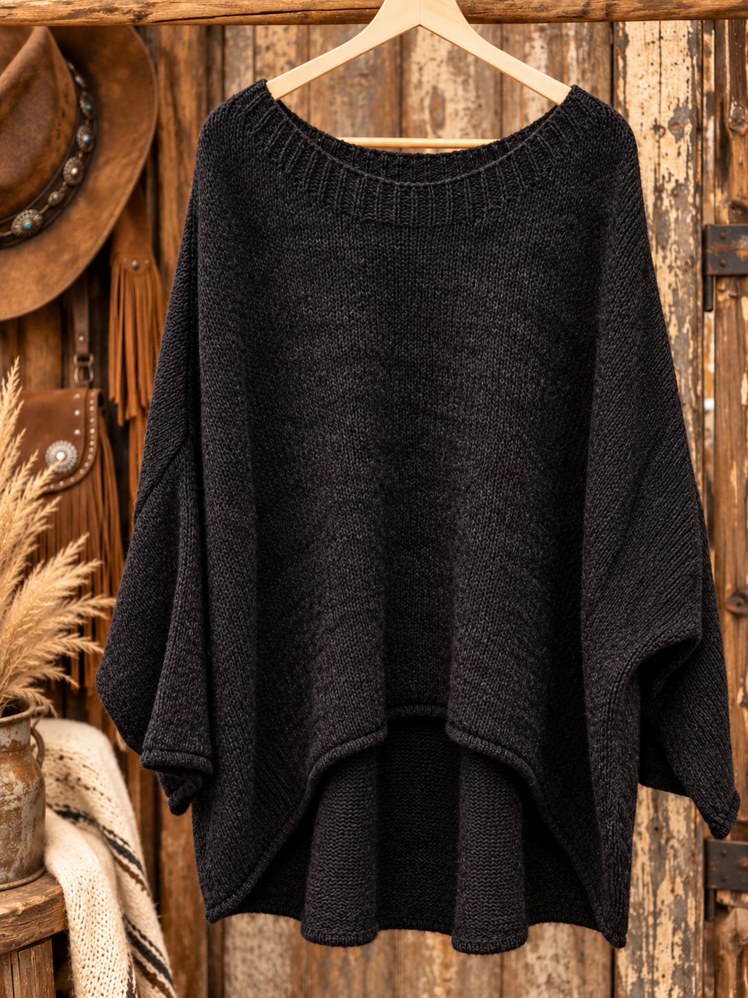 Oversized gebreide trui - Wendy - Afbeelding 4