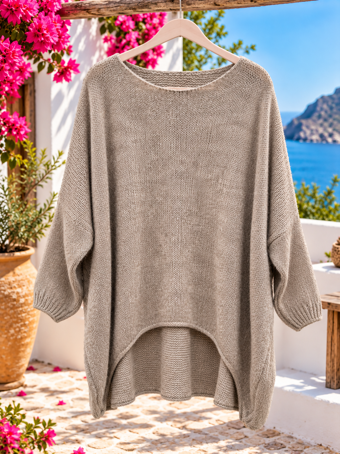 Trui oversized met boothals - Nancy - Afbeelding 2