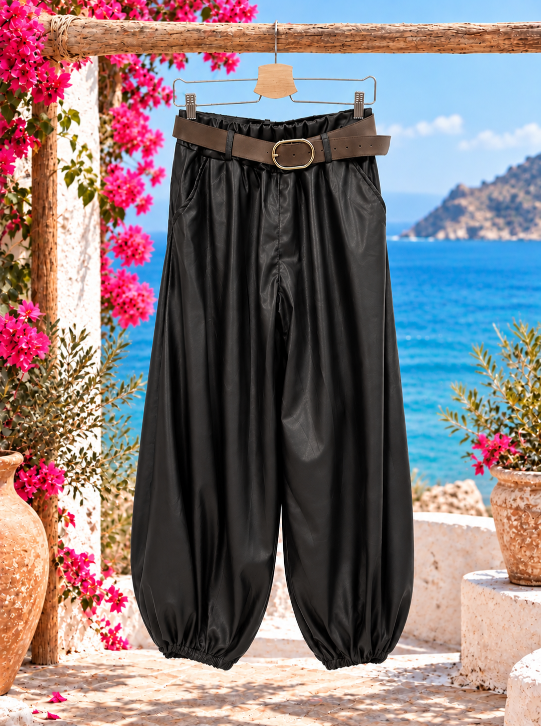 Leather look Pofbroek - Mindy - Afbeelding 3