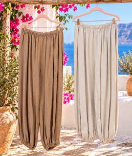 Broek met elastische pijpen – Sale